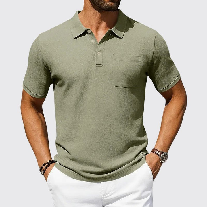 Men's Classic Pocket Polo Shirt Green