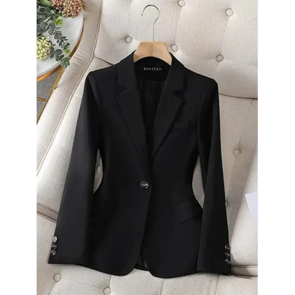 Women's Stylish Classic Blazer Black