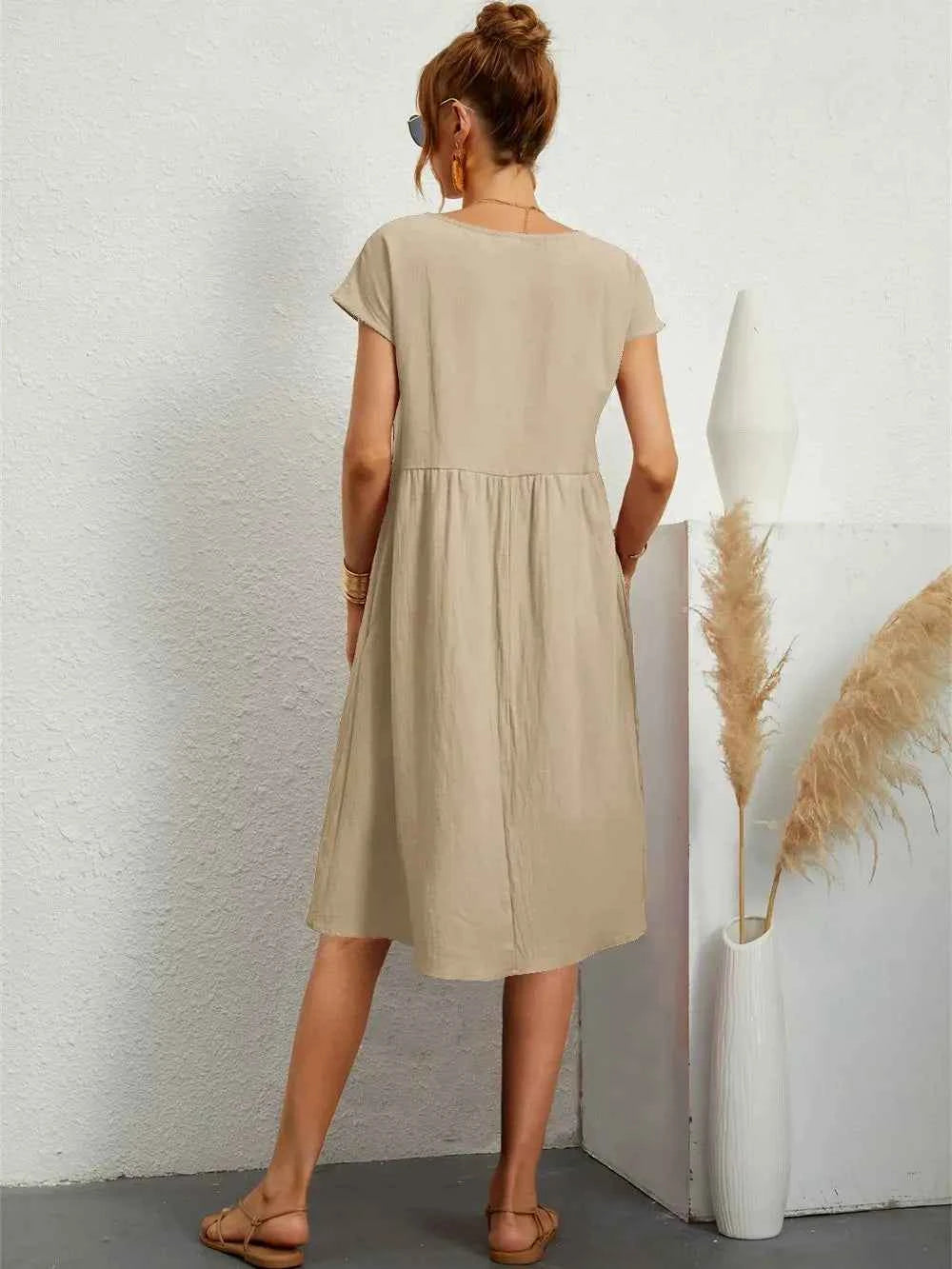 Kiara | Stylish Casual Pocket Dress for Everyday Comfort