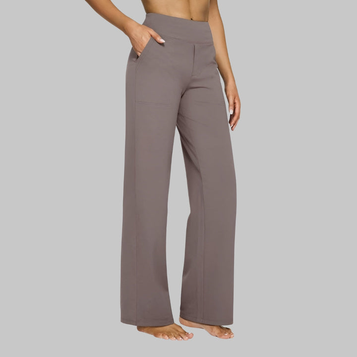 Kim | Women's Comfort Fit Stretch Pants - Soft and Breathable Taupe