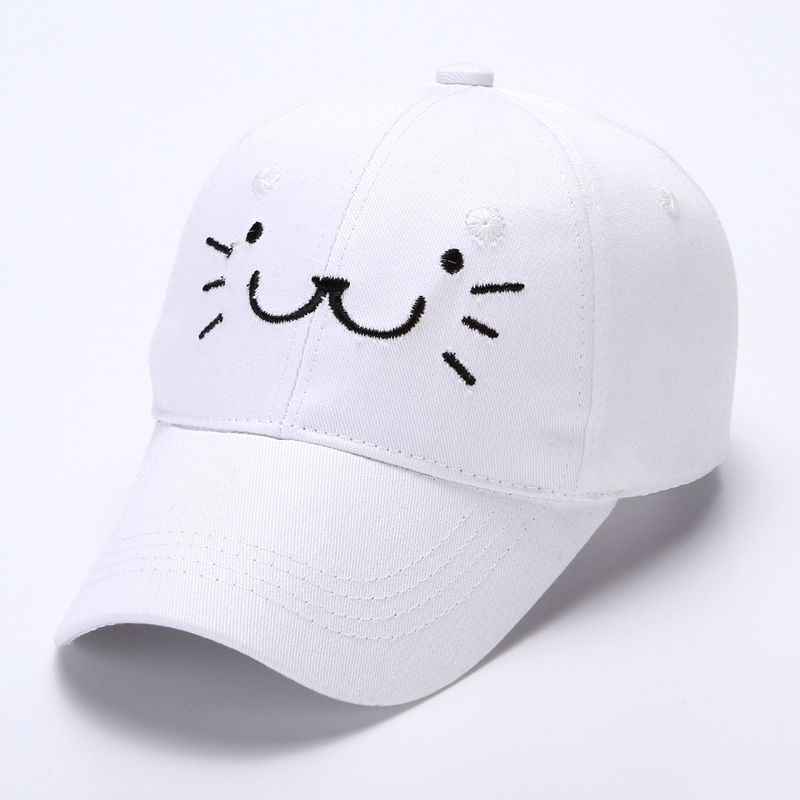 Korean Sunscreen Baseball Cap - Ultimate Sun Protection & Style White Adjustable