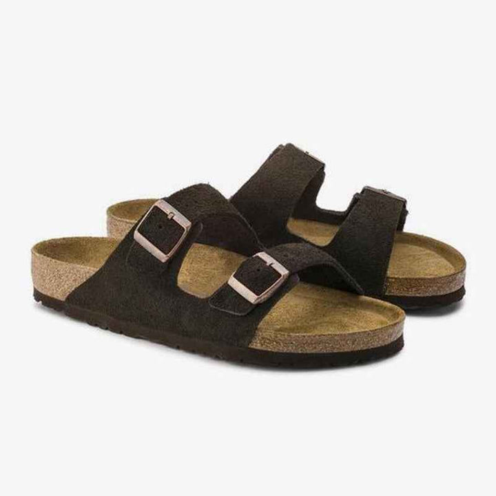 Samantha | Women's Sandals with Ergonomic Cork Footbed Brown