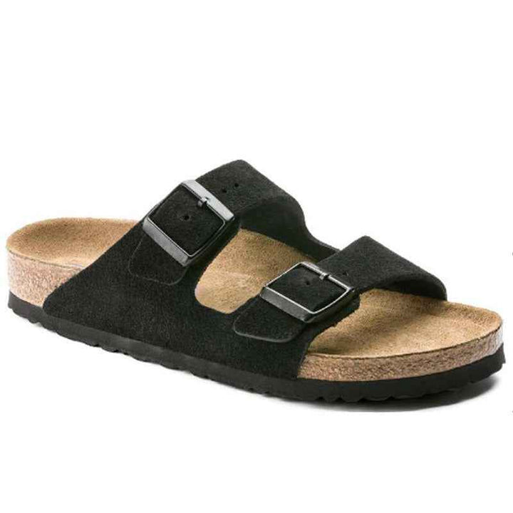 Samantha | Women's Sandals with Ergonomic Cork Footbed Black