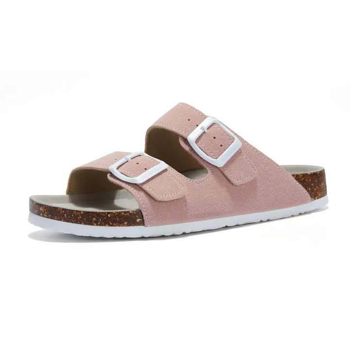 Samantha | Women's Sandals with Ergonomic Cork Footbed Pink