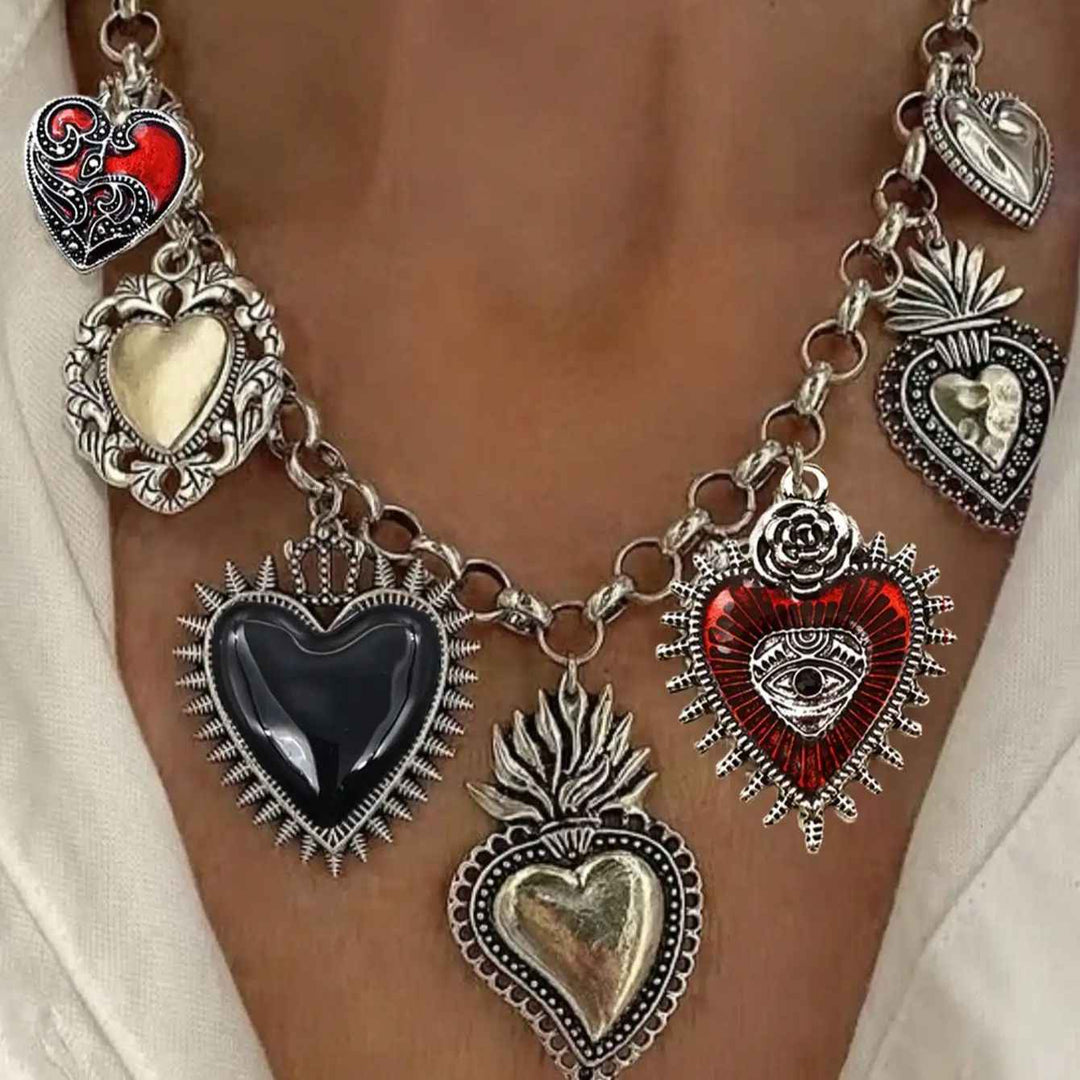 Elegant Nightfall Necklace Silver Vibrant