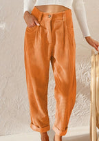 Women's High Waist Wide Leg Summer Pants
