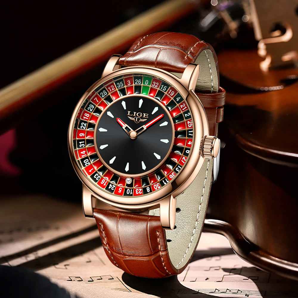Standard Fit Rose Gold Tone Dial Watch