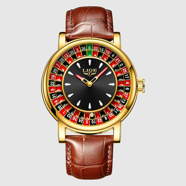Standard Fit Rose Gold Tone Dial Watch Gold
