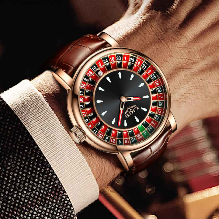 Standard Fit Rose Gold Tone Dial Watch
