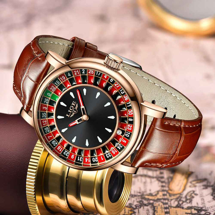 Standard Fit Rose Gold Tone Dial Watch