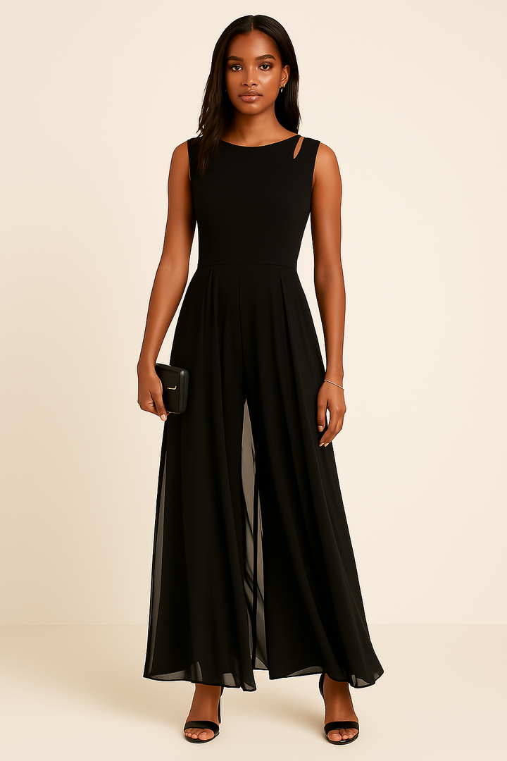 Leah | Women's Trendy Jumpsuit Black