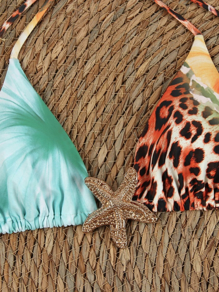 Louaya | Women's Tropical 3-Piece Swimwear Set