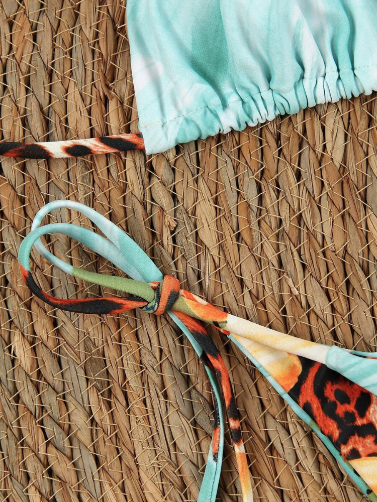 Louaya | Women's Tropical 3-Piece Swimwear Set