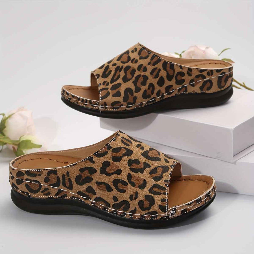 Comfortable Women's Slip-On Sandals with Orthopedic Footbed
