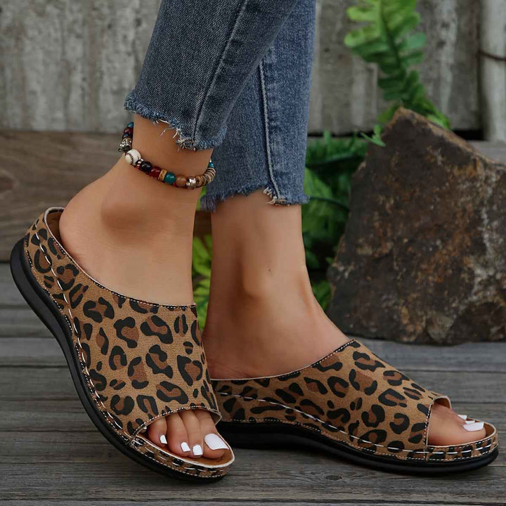 Comfortable Women's Slip-On Sandals with Orthopedic Footbed
