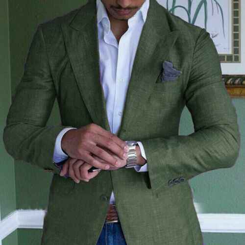 Linen Blazer For Men Formal And Casual Wear Lightweight