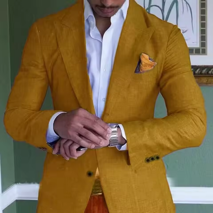 Linen Blazer For Men Formal And Casual Wear Lightweight