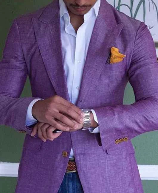 Linen Blazer For Men Formal And Casual Wear Lightweight