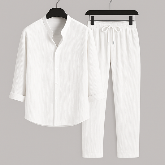 Linen Resort Set for Ultimate Comfort White