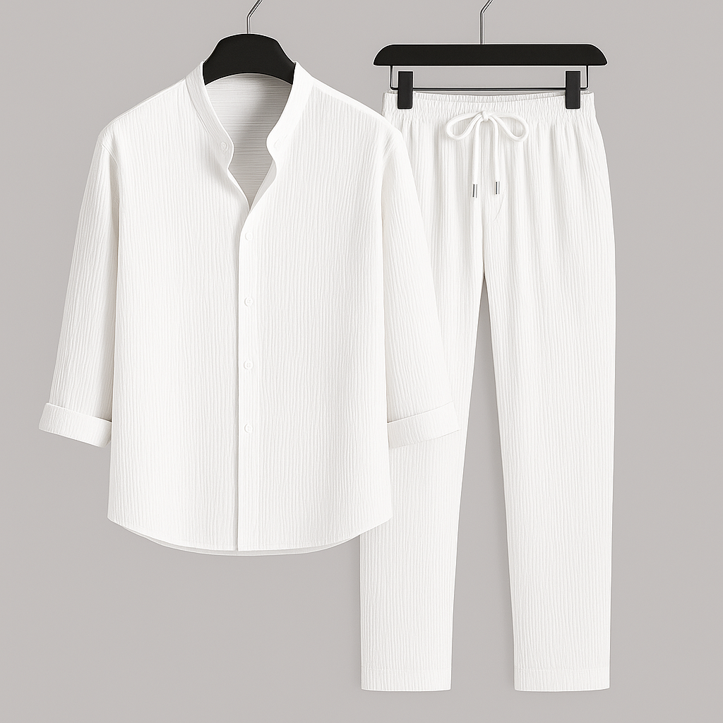 Linen Resort Set for Ultimate Comfort White