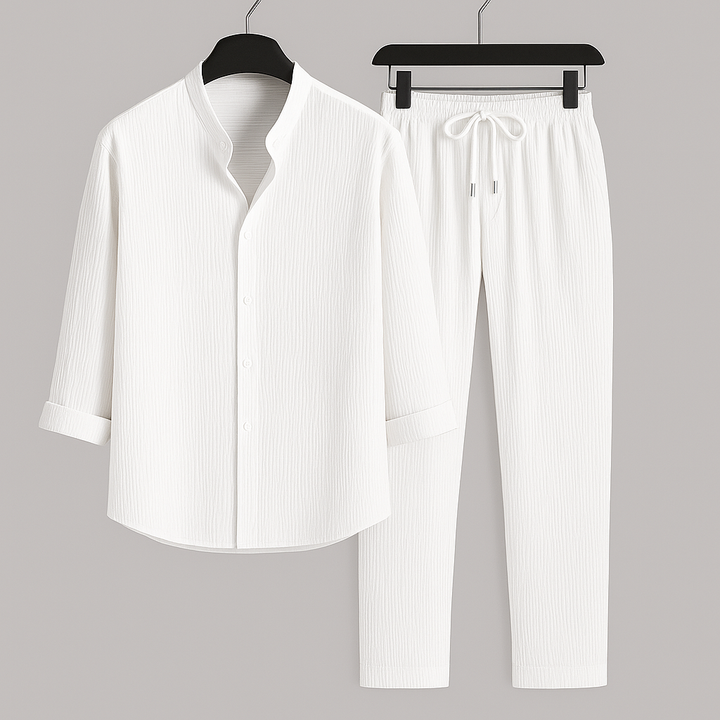 Linen Resort Set for Ultimate Comfort White