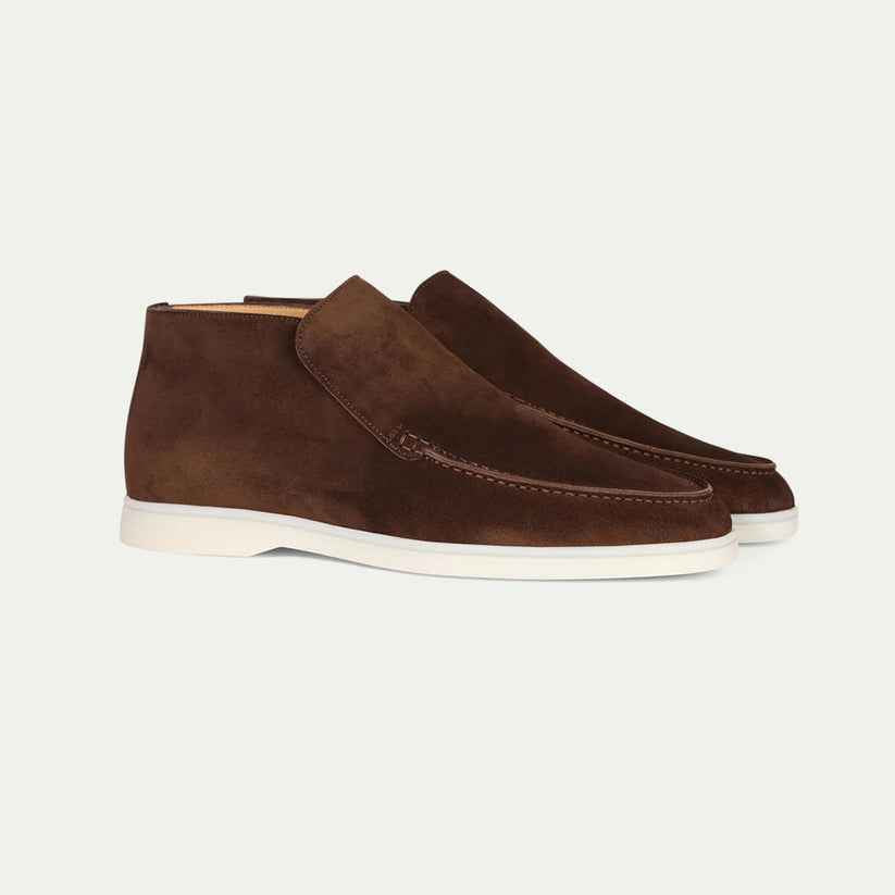 Carlton | Men's Slip-On Casual Shoes Darkbrown