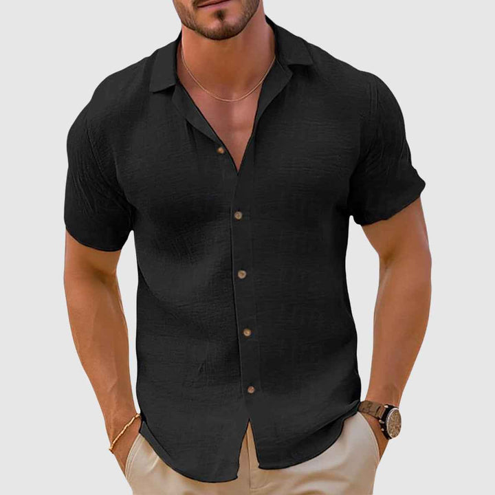 Men's Premium Casual Top Black