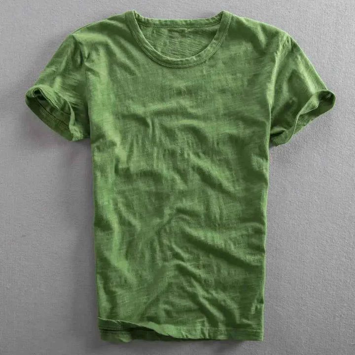 Men's Vintage Cotton T-Shirt Army Green