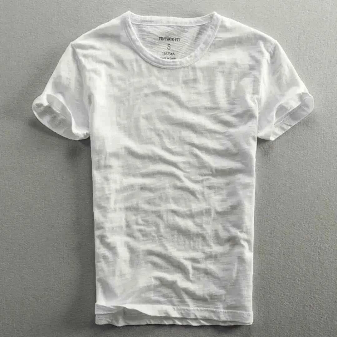 Men's Vintage Cotton T-Shirt White