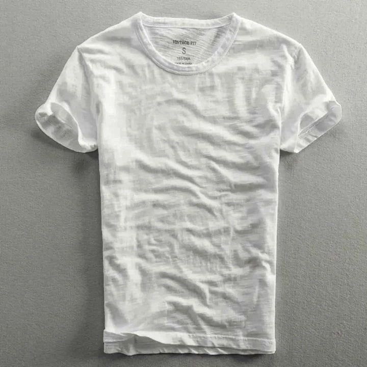 Men's Vintage Cotton T-Shirt White