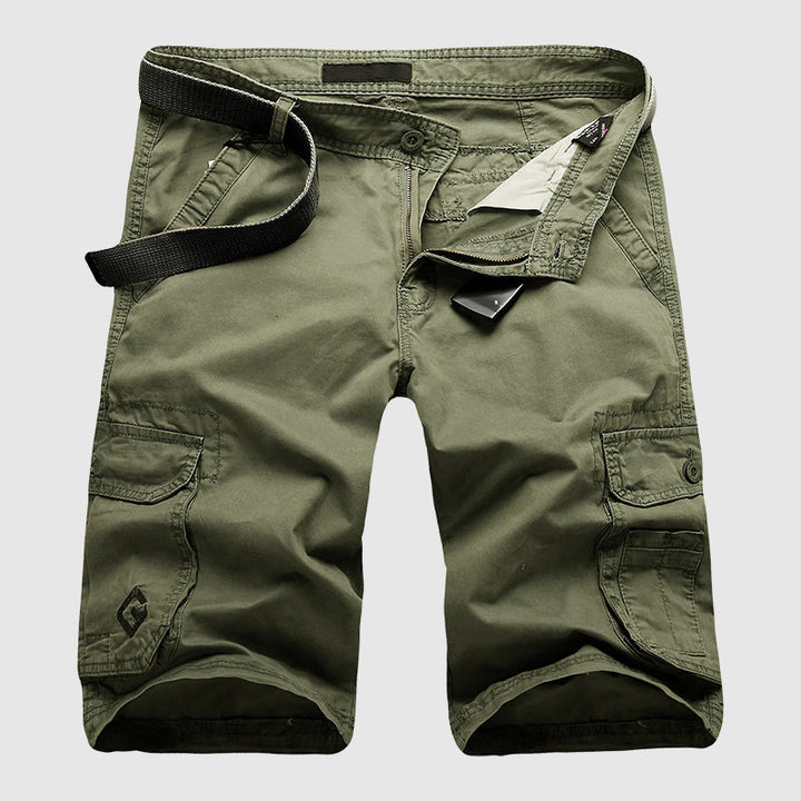 Men's Cargo Shorts with Side Pockets Green