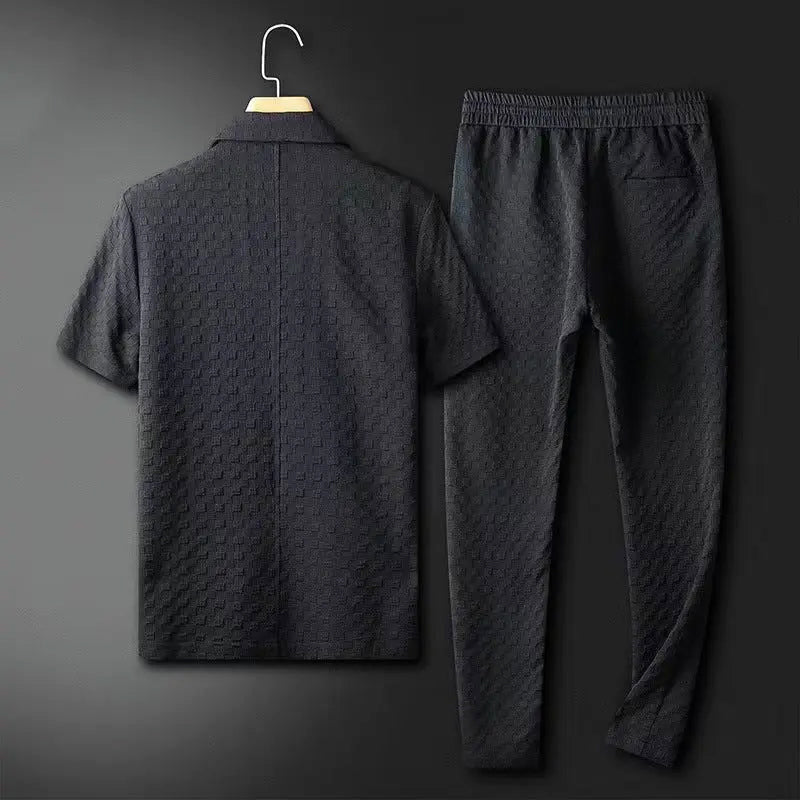 Men's Relaxed Fit Blazer and Pants Set