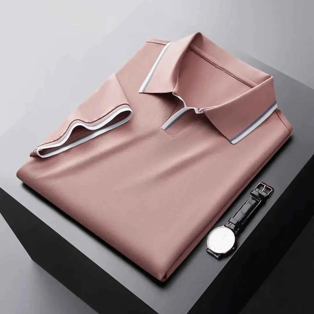 Men's Signature Polo Shirt Soft Pink
