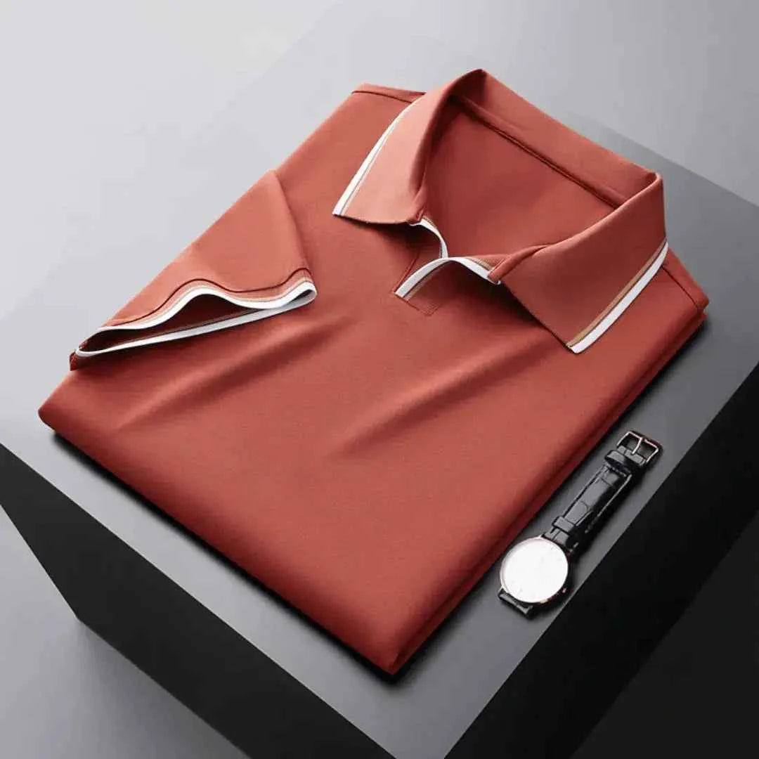 Men's Signature Polo Shirt Rusty Red