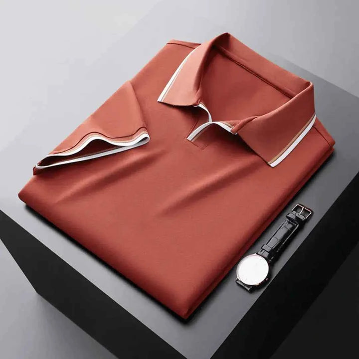 Men's Signature Polo Shirt Rusty Red