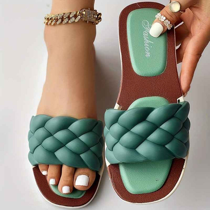 Lila | Elegant Women's Sandals for Comfort Green