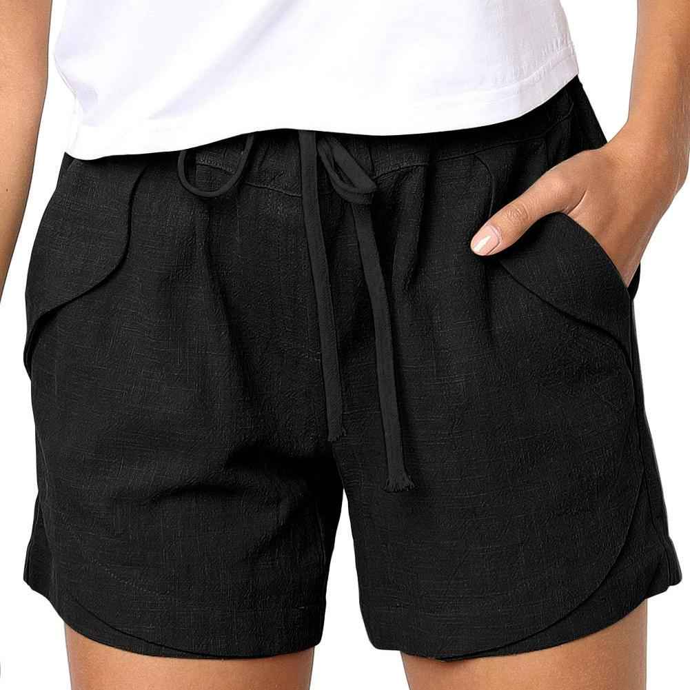 Women's High-Waisted Luna Shorts Solid Black
