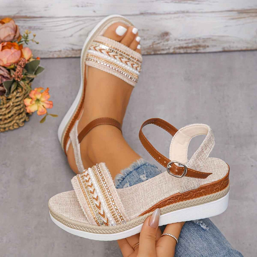 Niamh | Women's Sandals with Rhinestones - Stylish Summer Footwear