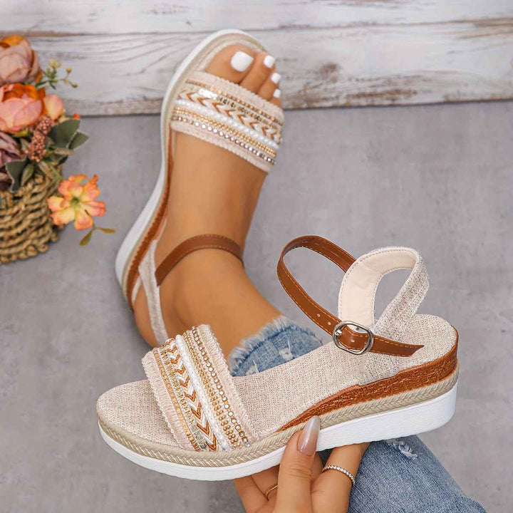 Niamh | Women's Sandals with Rhinestones - Stylish Summer Footwear