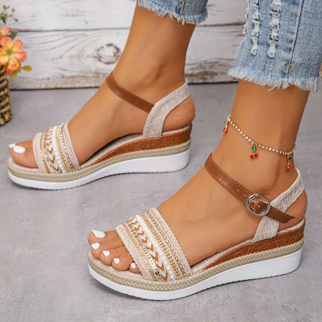 Niamh | Women's Sandals with Rhinestones - Stylish Summer Footwear