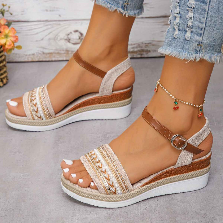 Niamh | Women's Sandals with Rhinestones - Stylish Summer Footwear