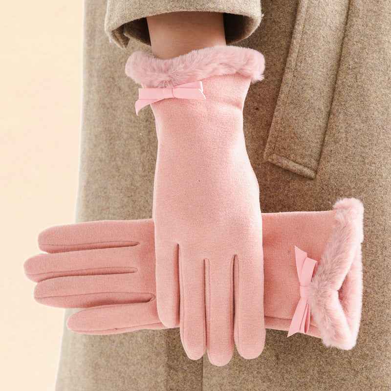 Luxurious Cashmere Gloves for Ultimate Comfort Pink