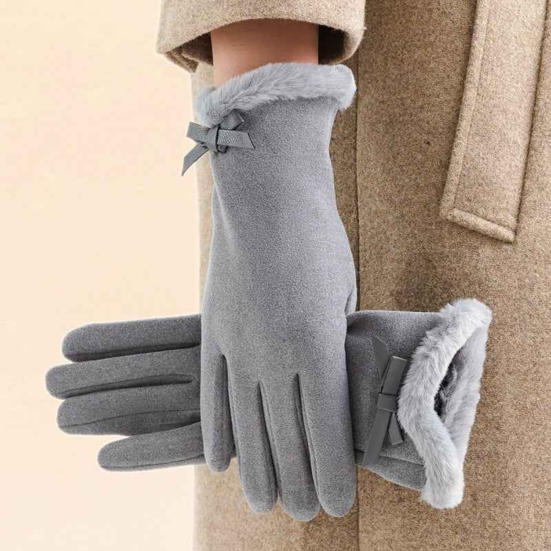 Luxurious Cashmere Gloves for Ultimate Comfort Gray