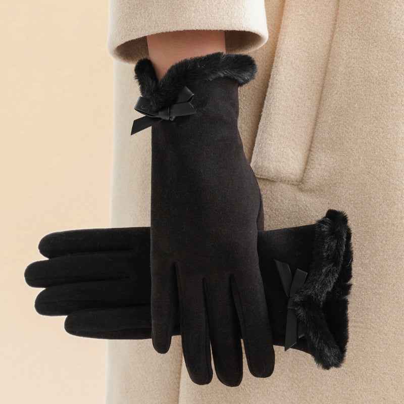 Luxurious Cashmere Gloves for Ultimate Comfort Black