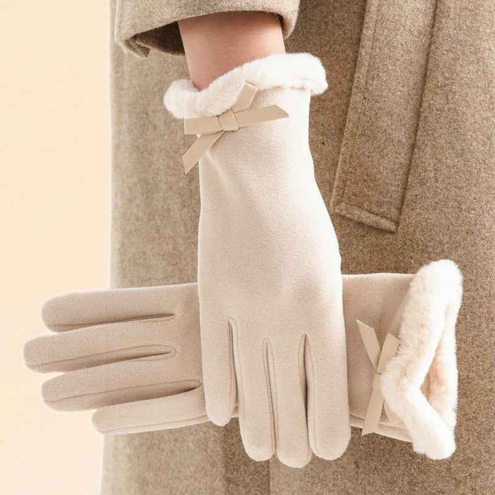 Luxurious Cashmere Gloves for Ultimate Comfort Beige