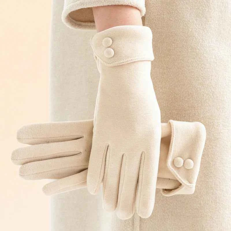 Luxurious Cashmere Gloves for Ultimate Warmth Beige