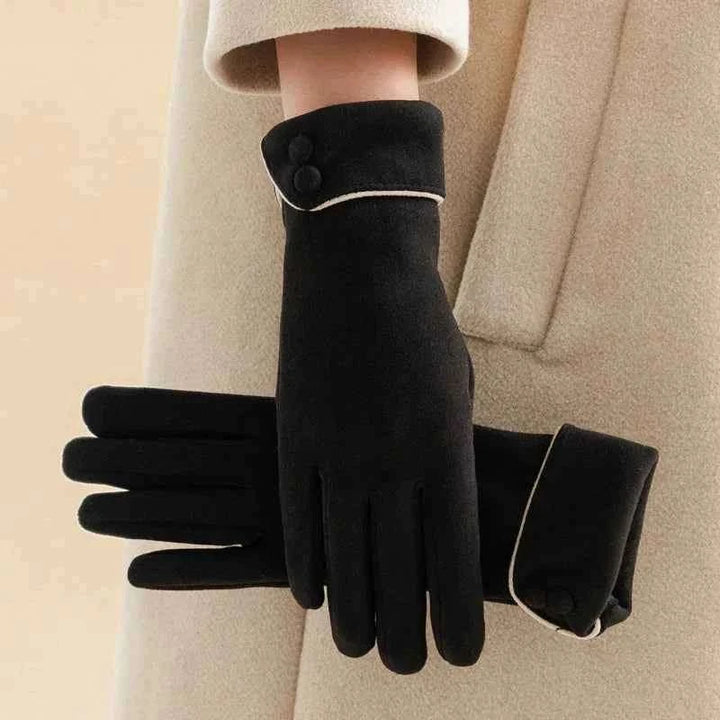 Luxurious Cashmere Gloves for Ultimate Warmth Black