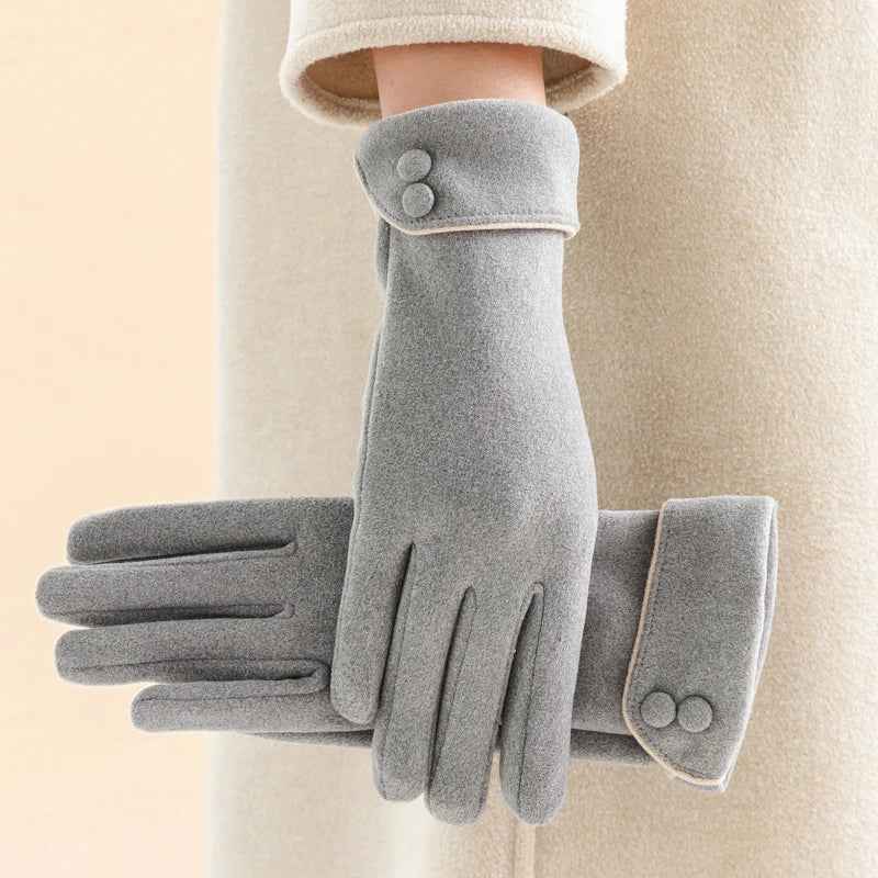 Luxurious Cashmere Gloves for Ultimate Warmth Gray
