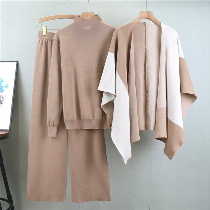 Luxurious Cashmere Set for Ultimate Comfort Khaki One Size