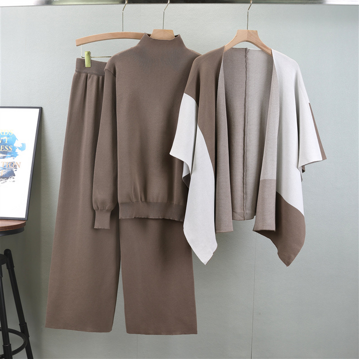 Luxurious Cashmere Set for Ultimate Comfort Camel One Size